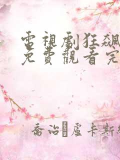 电视剧狂飙全集免费观看完整版