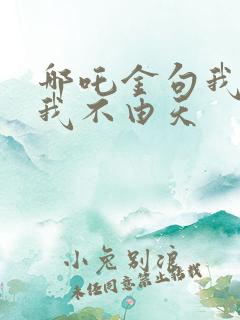 哪吒金句我命由我不由天