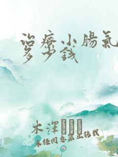 治疗小肠气需要多少钱