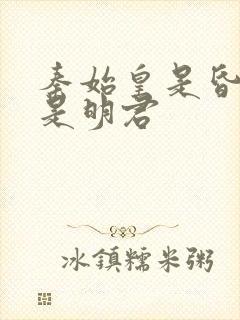 秦始皇是昏君还是明君