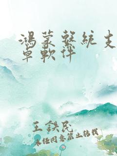 鸿蒙系统支持安卓软件