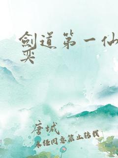 剑道第一仙 苏奕