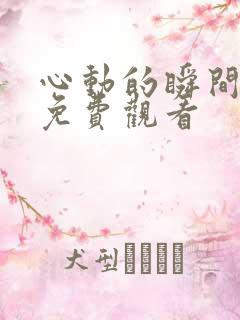 心动的瞬间全集免费观看