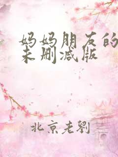 妈妈朋友的儿子未删减版