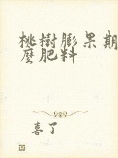 桃树膨果期用什么肥料