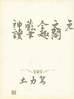 神藏全文免费阅读笔趣阁
