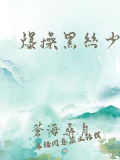 爆操黑丝少妇