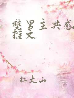 双男主共感小说推文