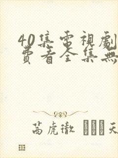 40集电视剧免费看全集无间