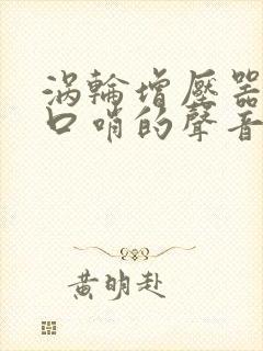 涡轮增压器有吹口哨的声音 涡轮增压器有吹口哨的声音