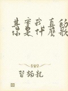 其实我真的爱着你是什么歌