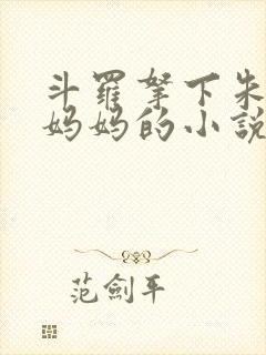 斗罗拿下朱竹清妈妈的小说