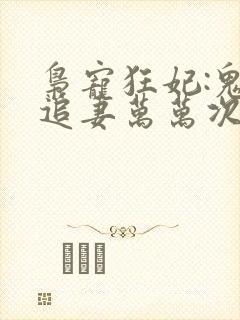 枭宠狂妃:鬼帝追妻万万次