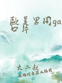 欧美男同gay口片