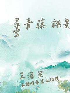 寻青藤 谍影风云