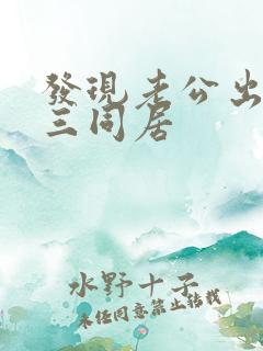 发现老公出轨小三同居