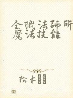 全职法师所有系魔法技能