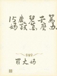 15岁儿子骂妈妈该怎么办