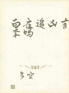 白夜追凶有第二季吗