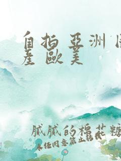 自拍 亚洲 国产 欧美