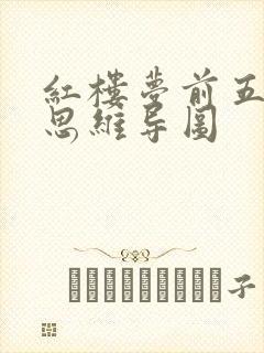 红楼梦前五章的思维导图