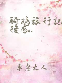 骑鹅旅行记的读后感.