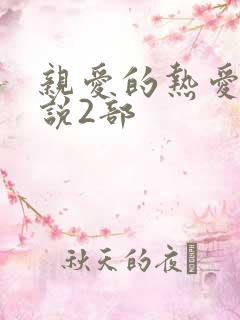 亲爱的热爱的小说2部