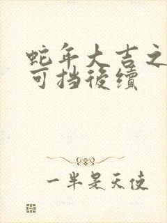 蛇年大吉之婚不可挡后续