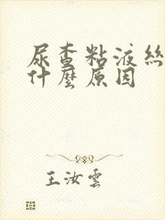 尿查粘液丝高是什么原因