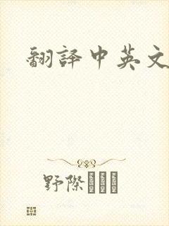 翻译中英文翻译