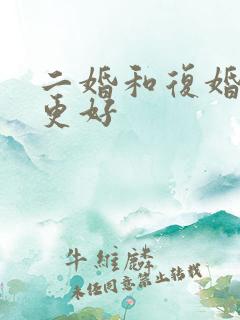 二婚和复婚哪个更好