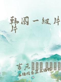 韩国一级片国产片 韩国一级片国产片