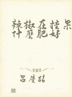 辣椒在挂果期施什么肥好
