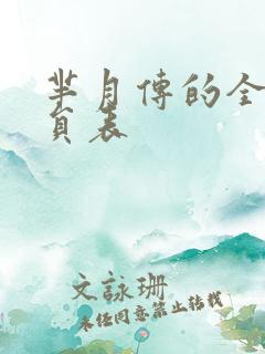 芈月传的全部演员表
