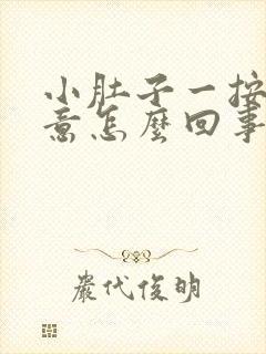 小肚子一按有尿意怎么回事