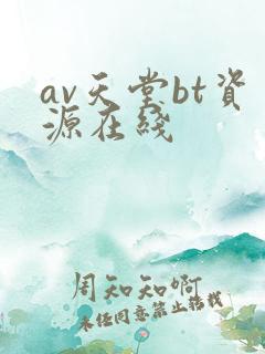 av天堂bt资源在线