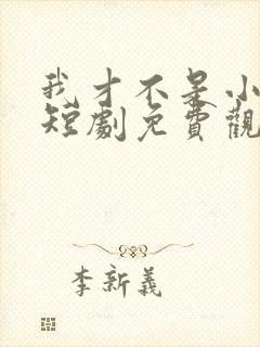 我才不是小可怜短剧免费观看全集