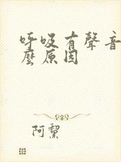 呼吸有声音是什么原因