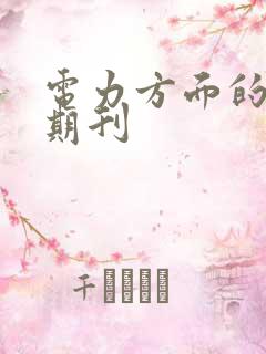 电力方面的国家期刊