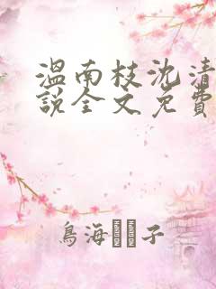 温南枝沈清宴小说全文免费阅读