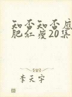 知否知否应是绿肥红瘦20集