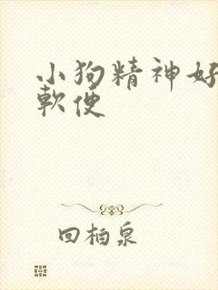 小狗精神好但是软便