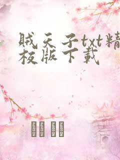 贼天子txt精校版下载