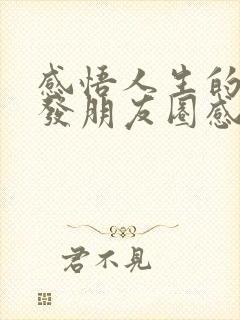 感悟人生的句子发朋友圈感悟人生的句子