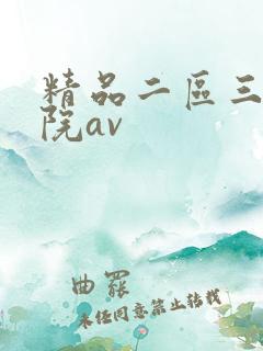 精品二区三区影院av 精品二区三区影院av