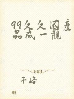 99久久国产精品成一观