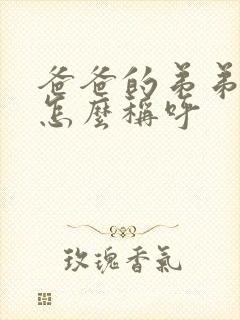 爸爸的弟弟应该怎么称呼