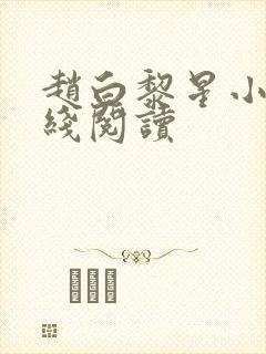 赵白黎星小说在线阅读