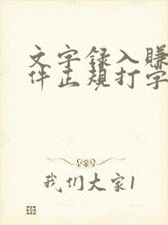 文字录入赚钱软件正规打字平台