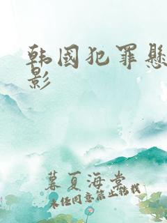 韩国犯罪悬疑电影